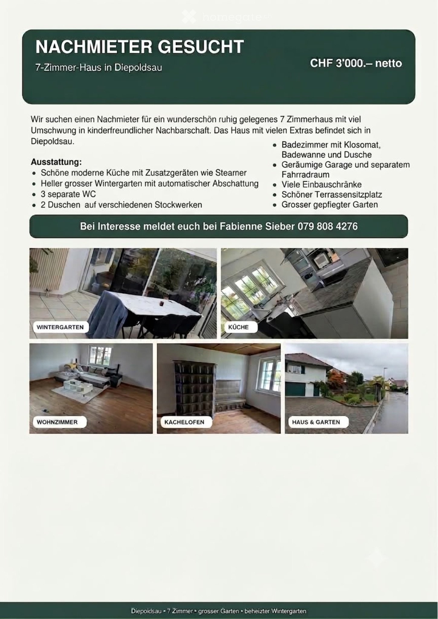 Maison individuelle de 7 pièces