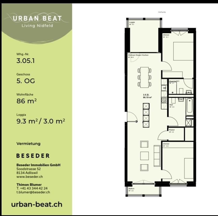 Appartamento di 3 ½ locali, foto 2 di 10
