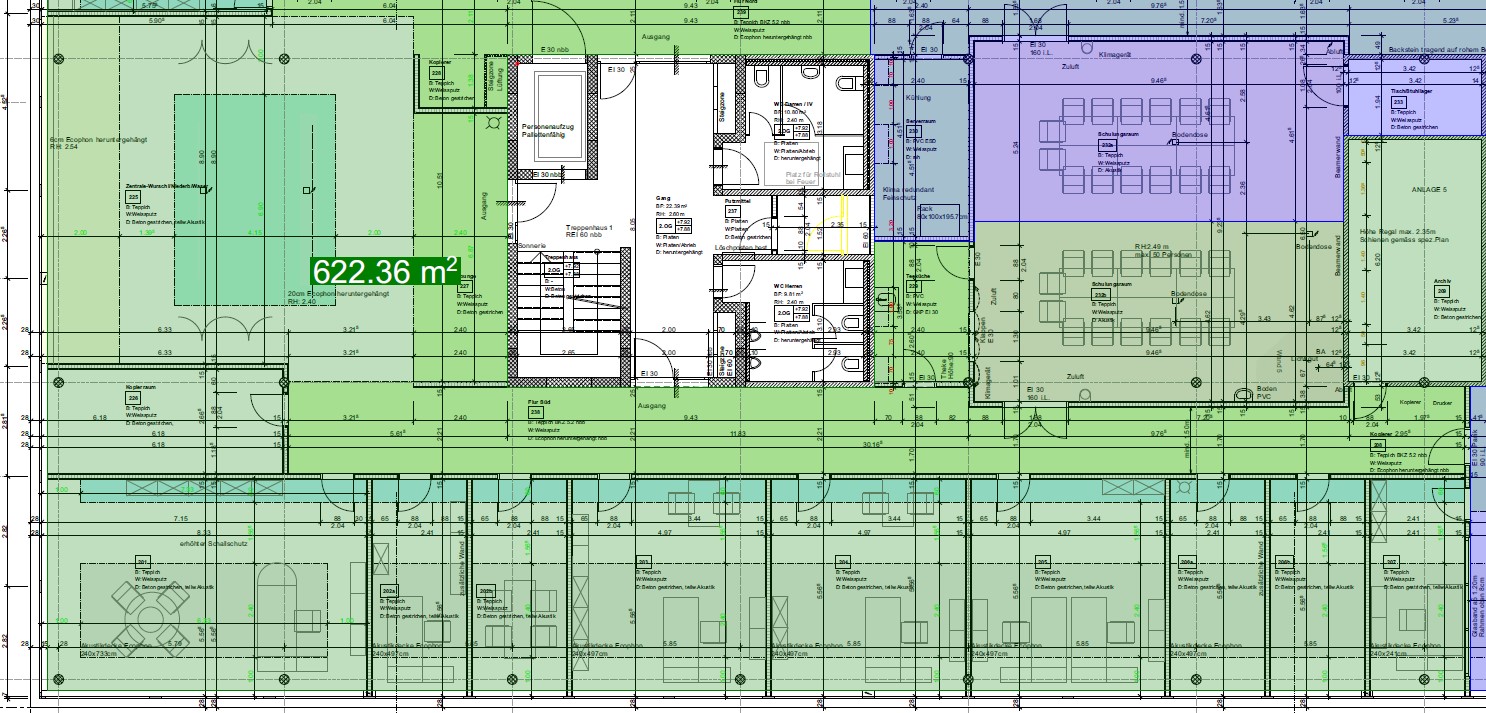 Ufficio di 200m²