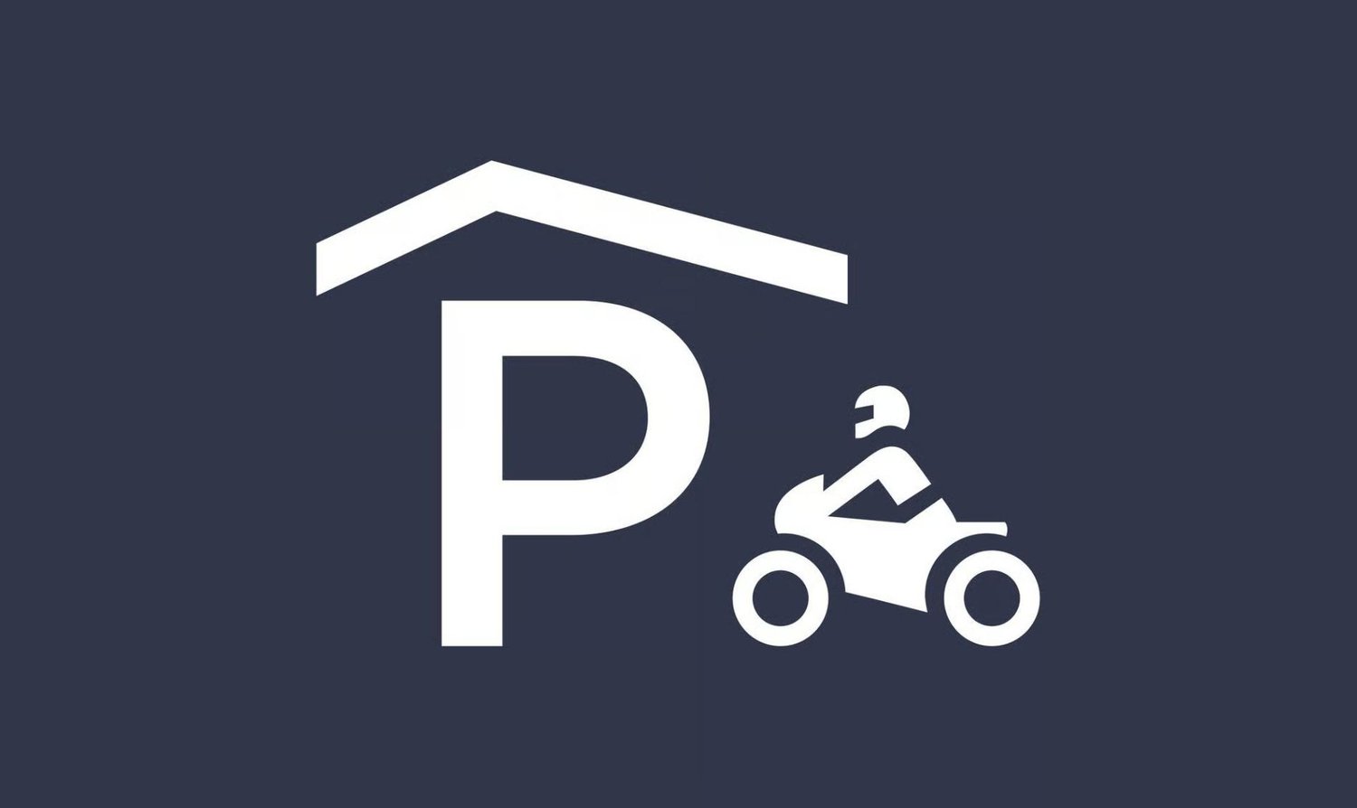 Posto auto esterno per moto, foto 1 di 2