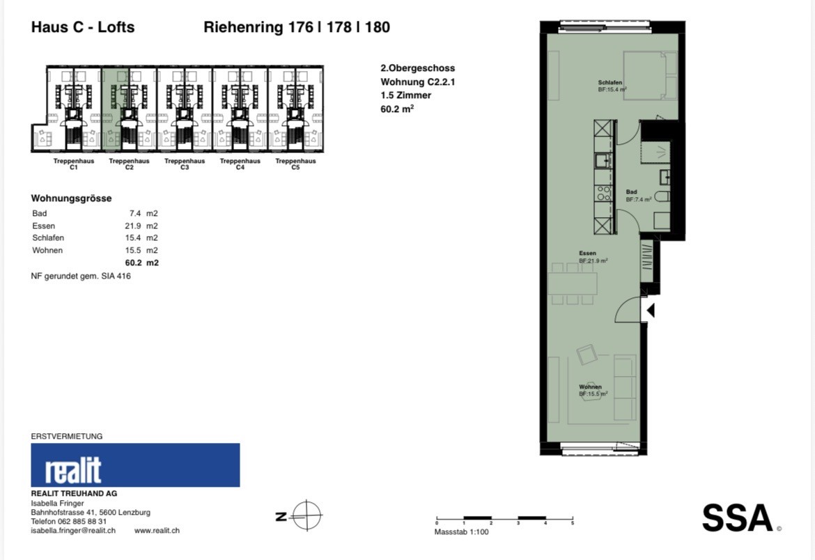 Appartamento di 2 ½ locali, foto 5 di 6