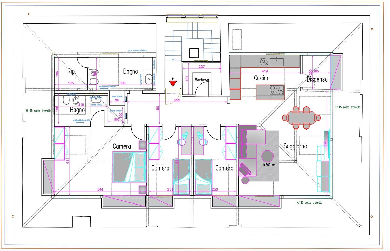 4 ½ rooms roof flat