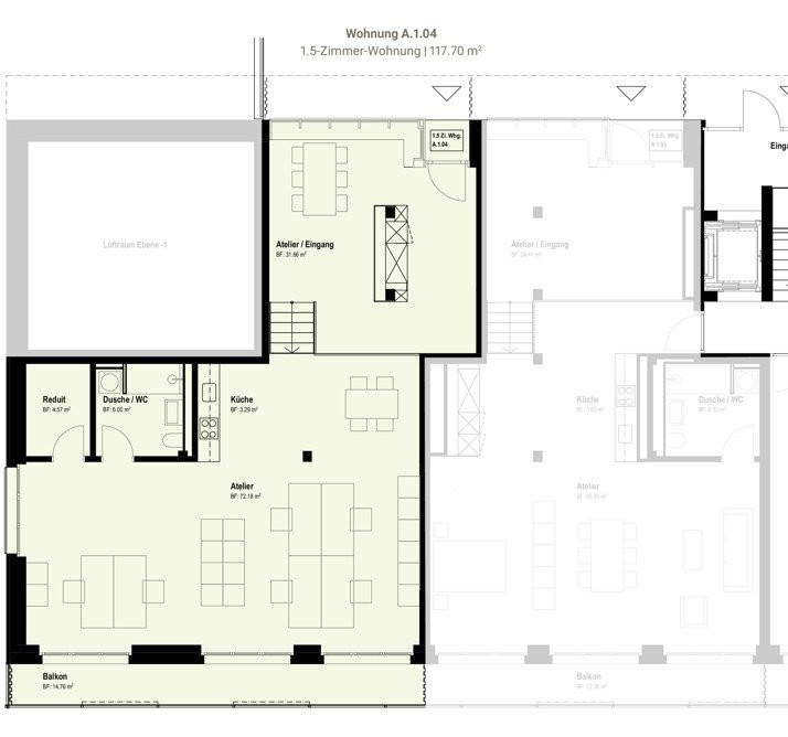 loft di 1 ½ locali, foto 9 di 10