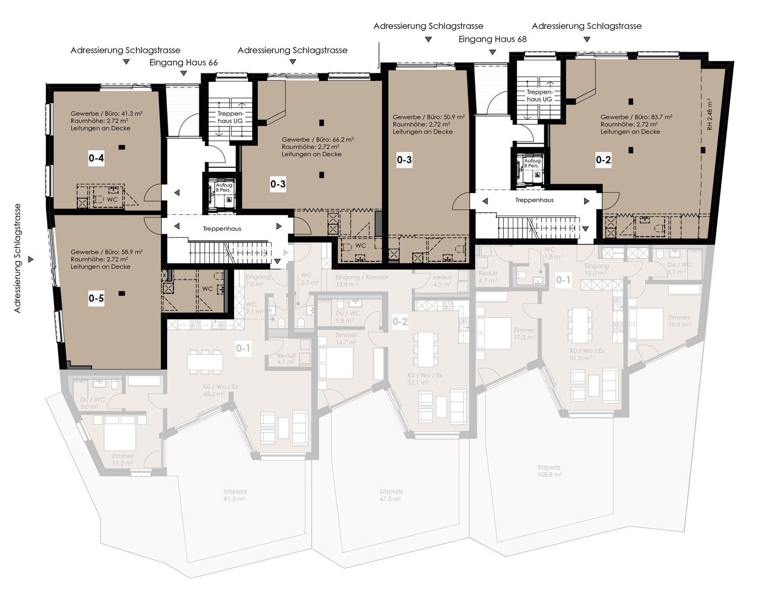 Commerce de 66m²