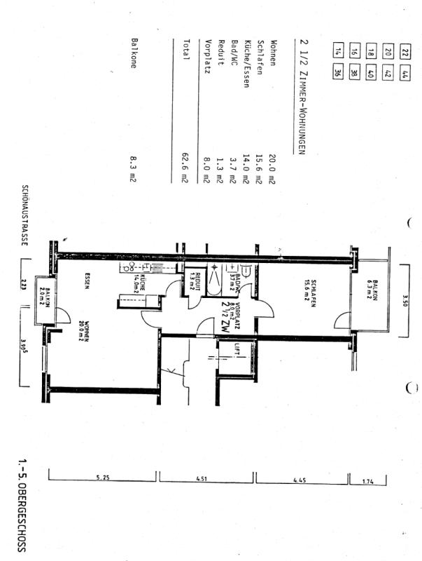 Appartamento di 2 ½ locali