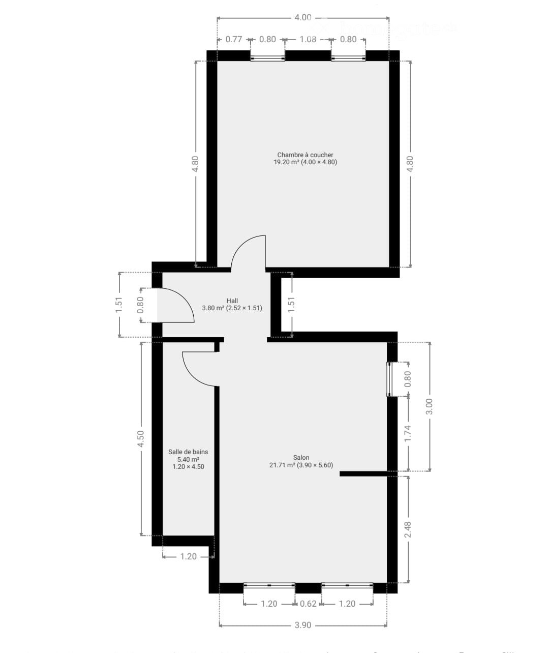 Appartamento di 2 ½ locali