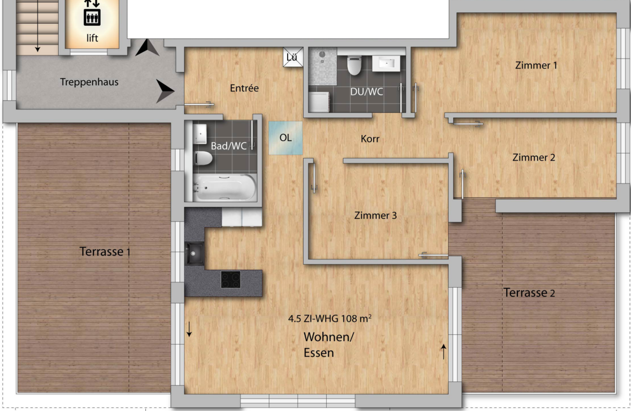 Appartamento di 4 ½ locali, foto 5 di 9