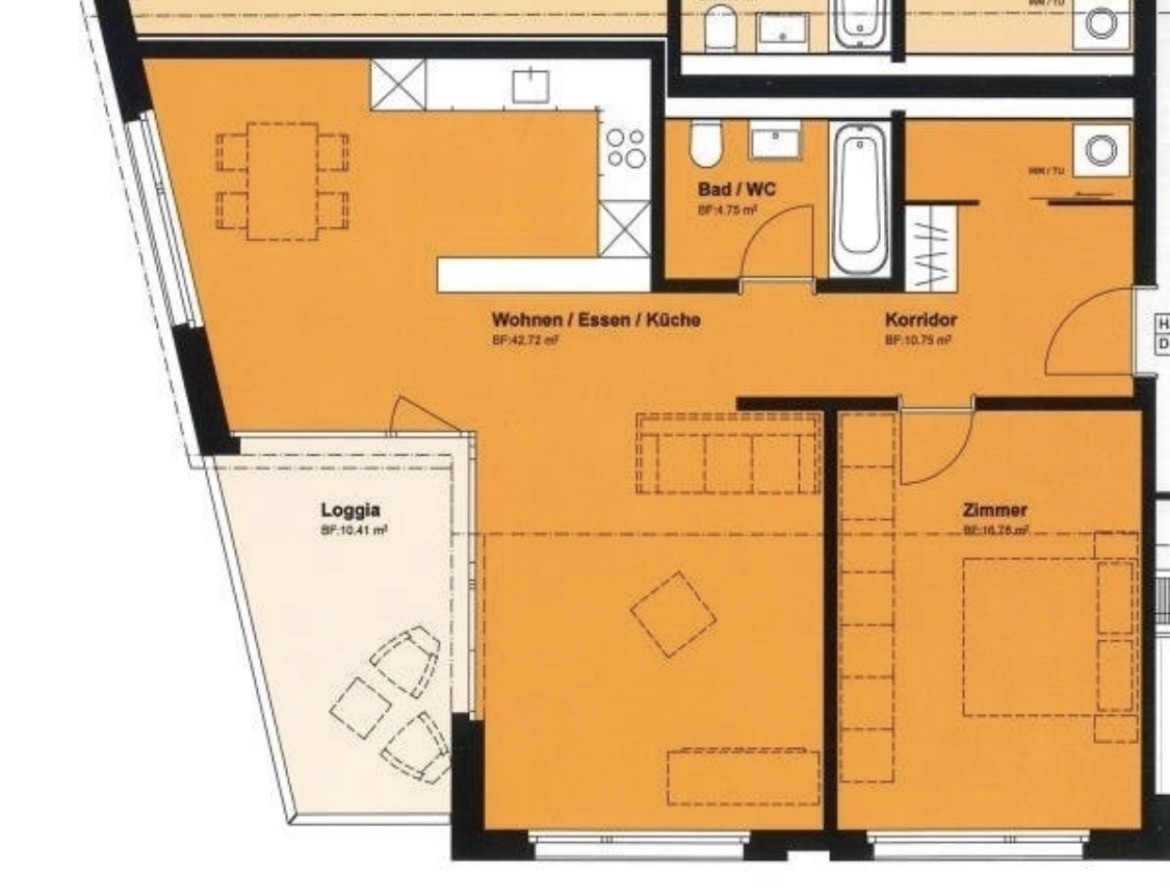 Appartamento di 2 ½ locali