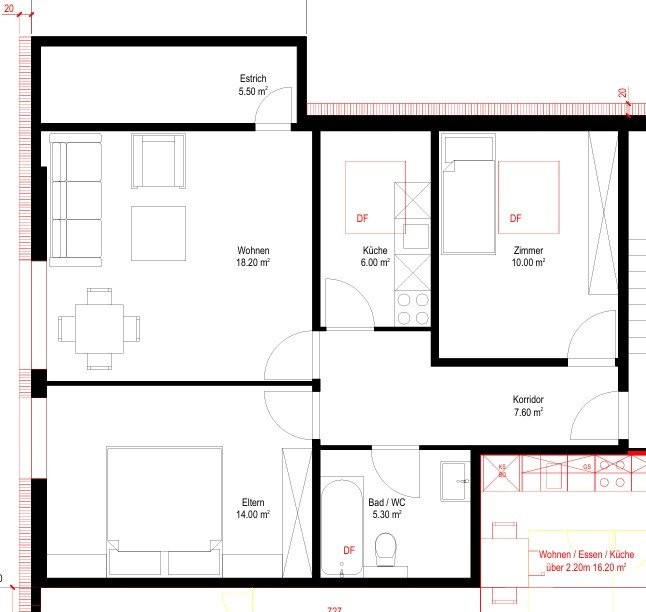 Appartamento di 2 ½ locali, foto 6 di 6