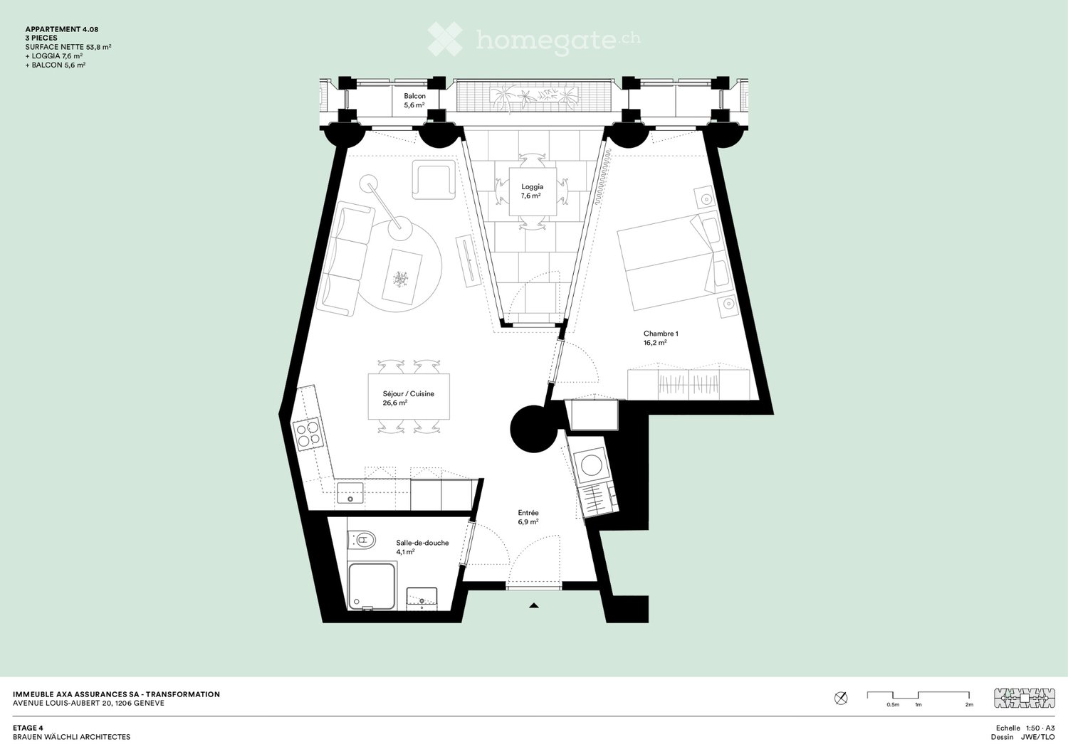 appartamento di 3 locali, foto 5 di 5