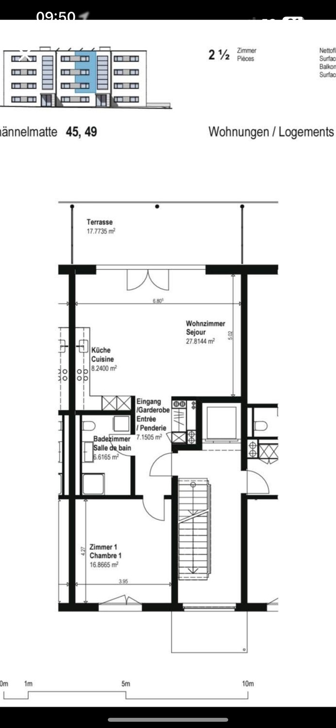 Appartamento di 2 ½ locali
