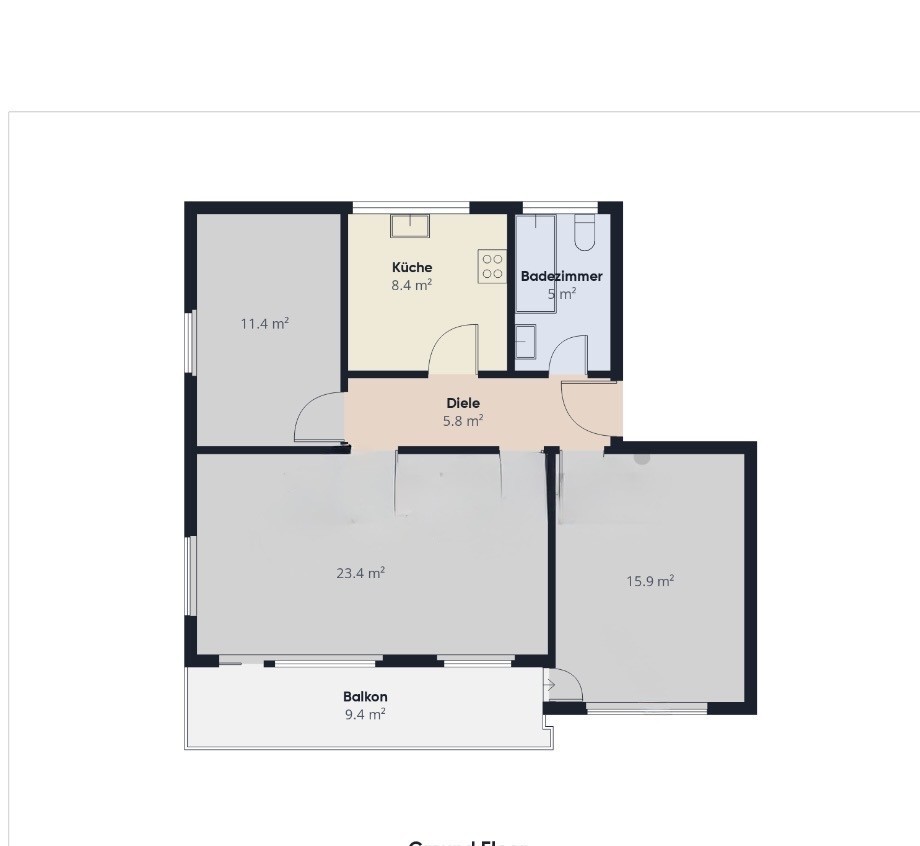 Appartement de 3 ½ pièces