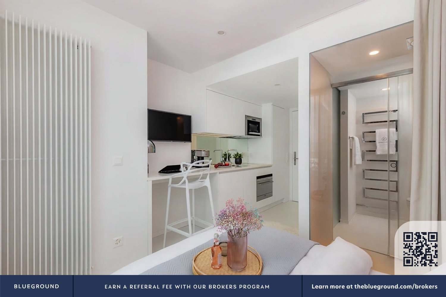 1 room furnished flat, foto 3 di 10