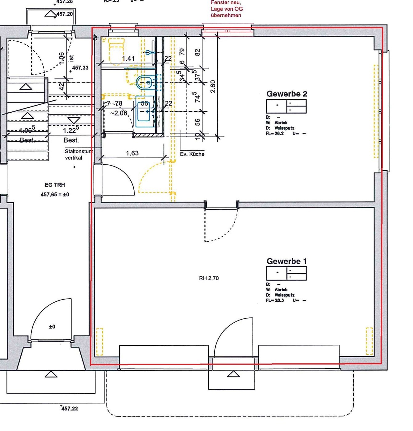 55m² commerciale