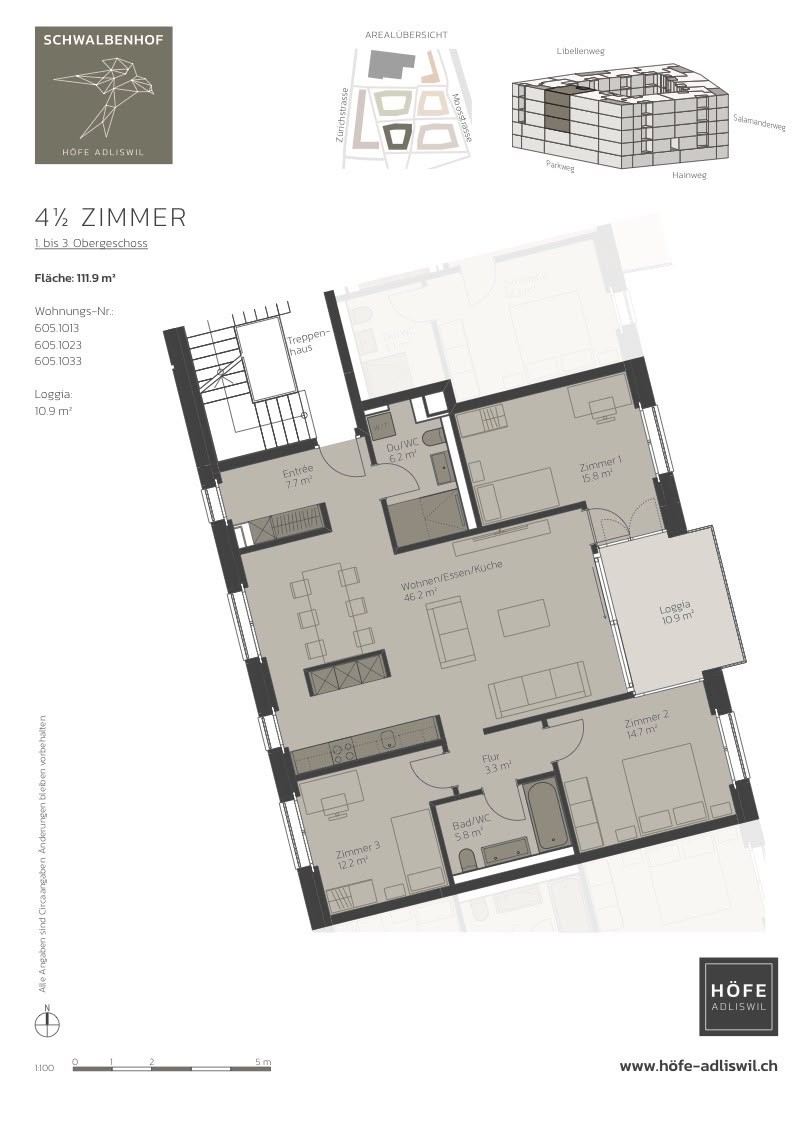 Appartamento di 3 ½ locali, foto 1 di 10