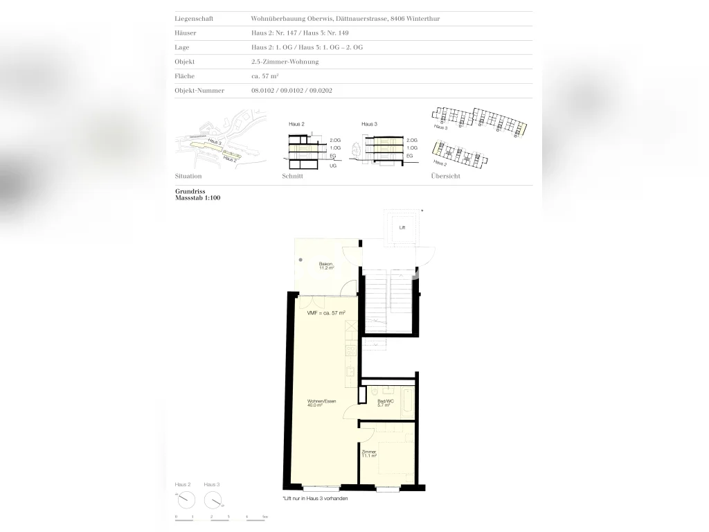 Appartamento di 2 ½ locali