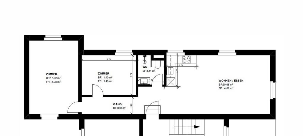 Appartamento di 3 ½ locali