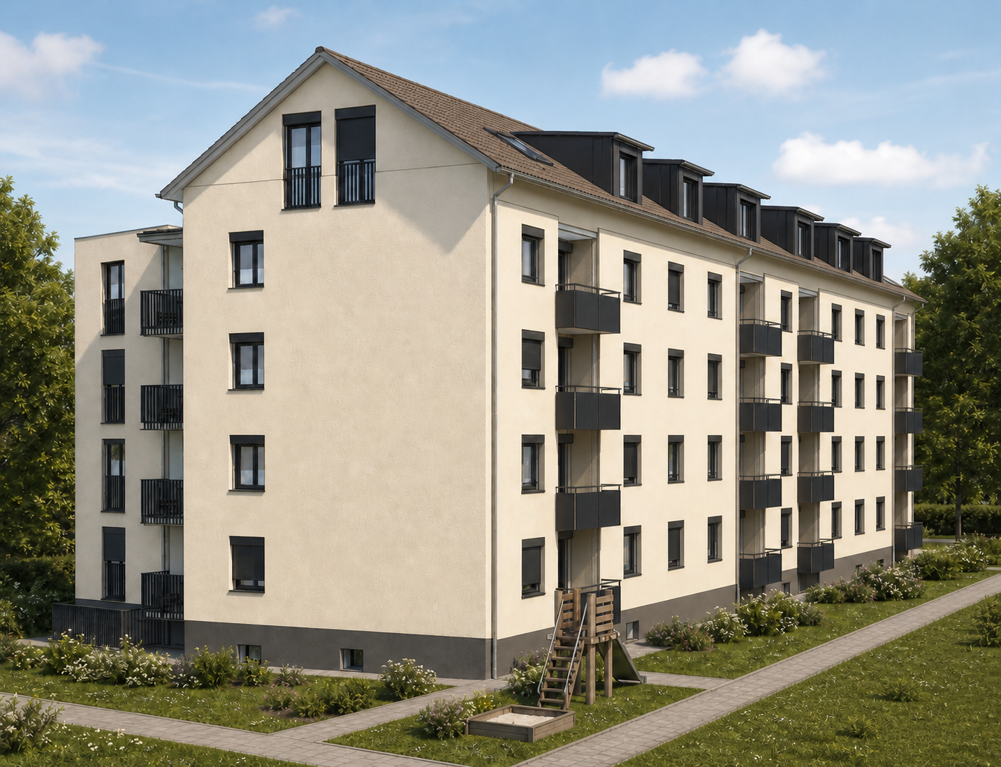 Duplex de 2 ½ pièces
