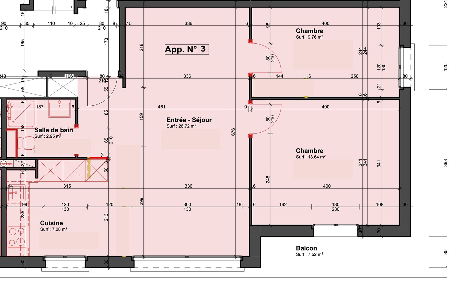 Appartamento di 3 ½ locali