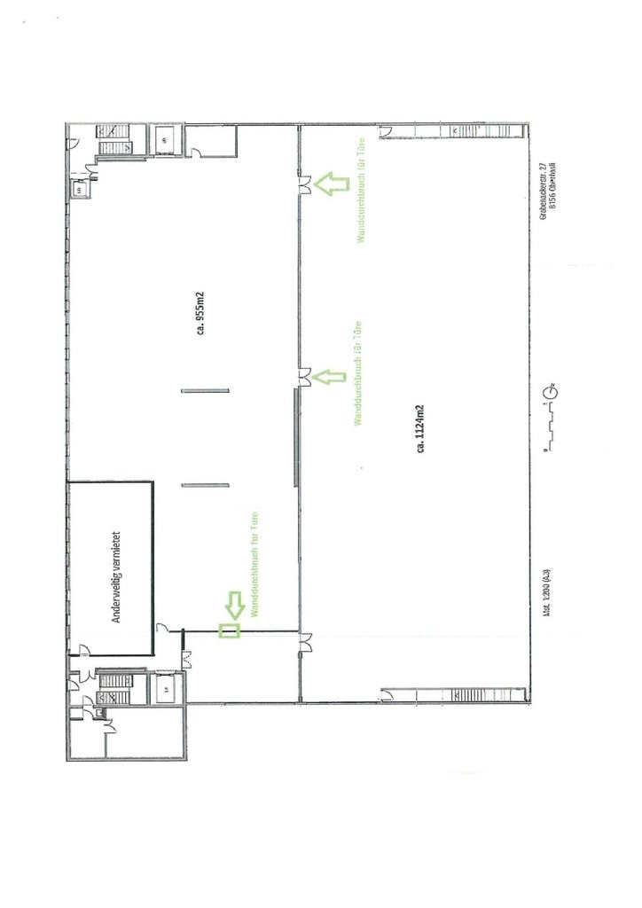 1124m² commerciale