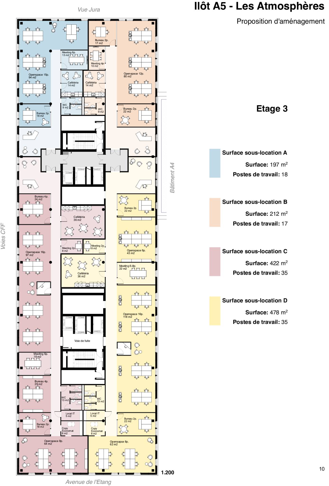 ufficio di 212m²
