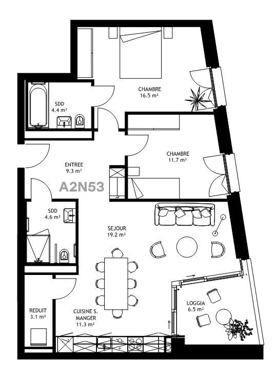 Appartamento 3 ½ locali