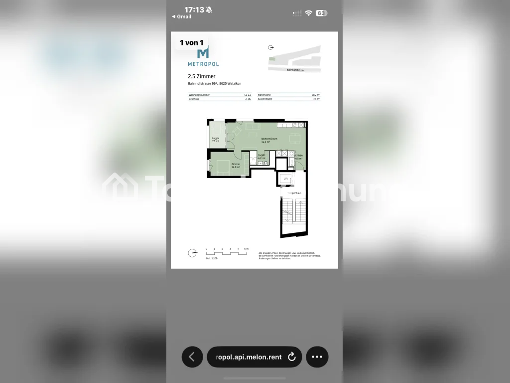Appartamento di 2 ½ locali, foto 1 di 10