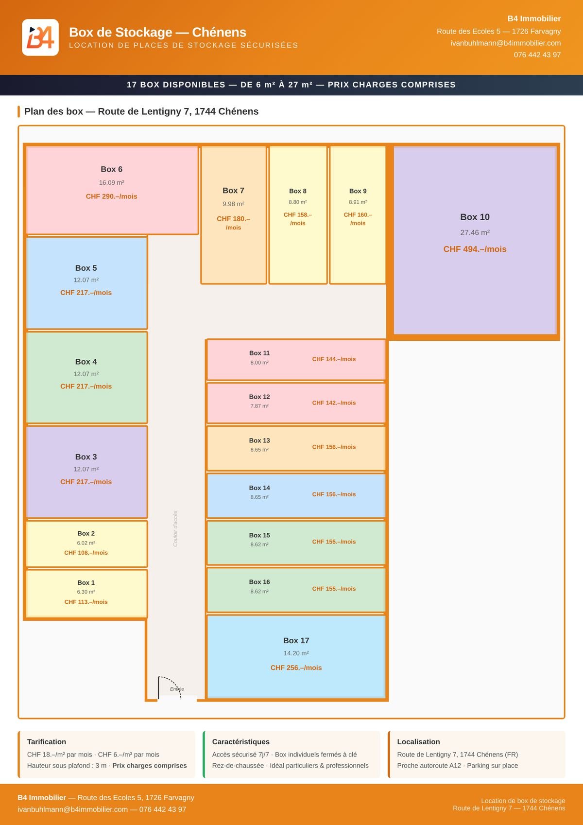 185m² storage room