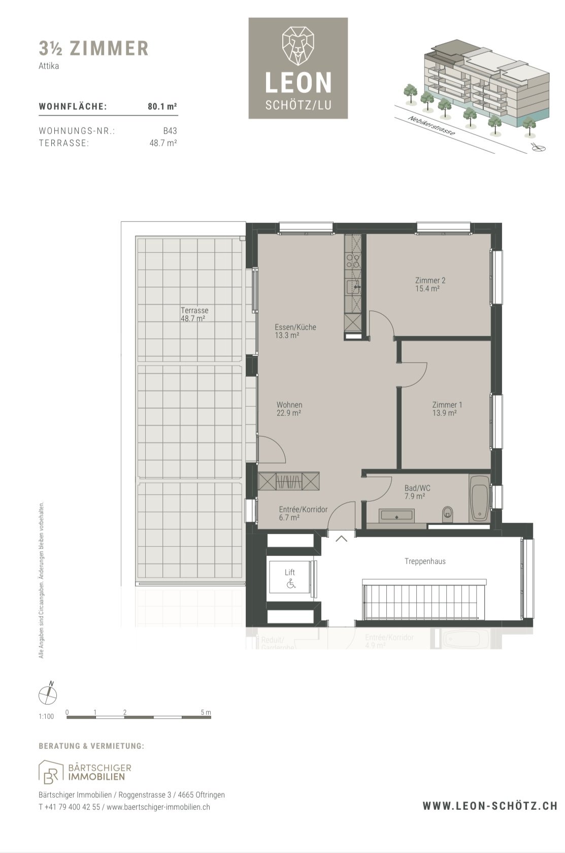 Appartamento di 3 ½ locali, foto 4 di 10