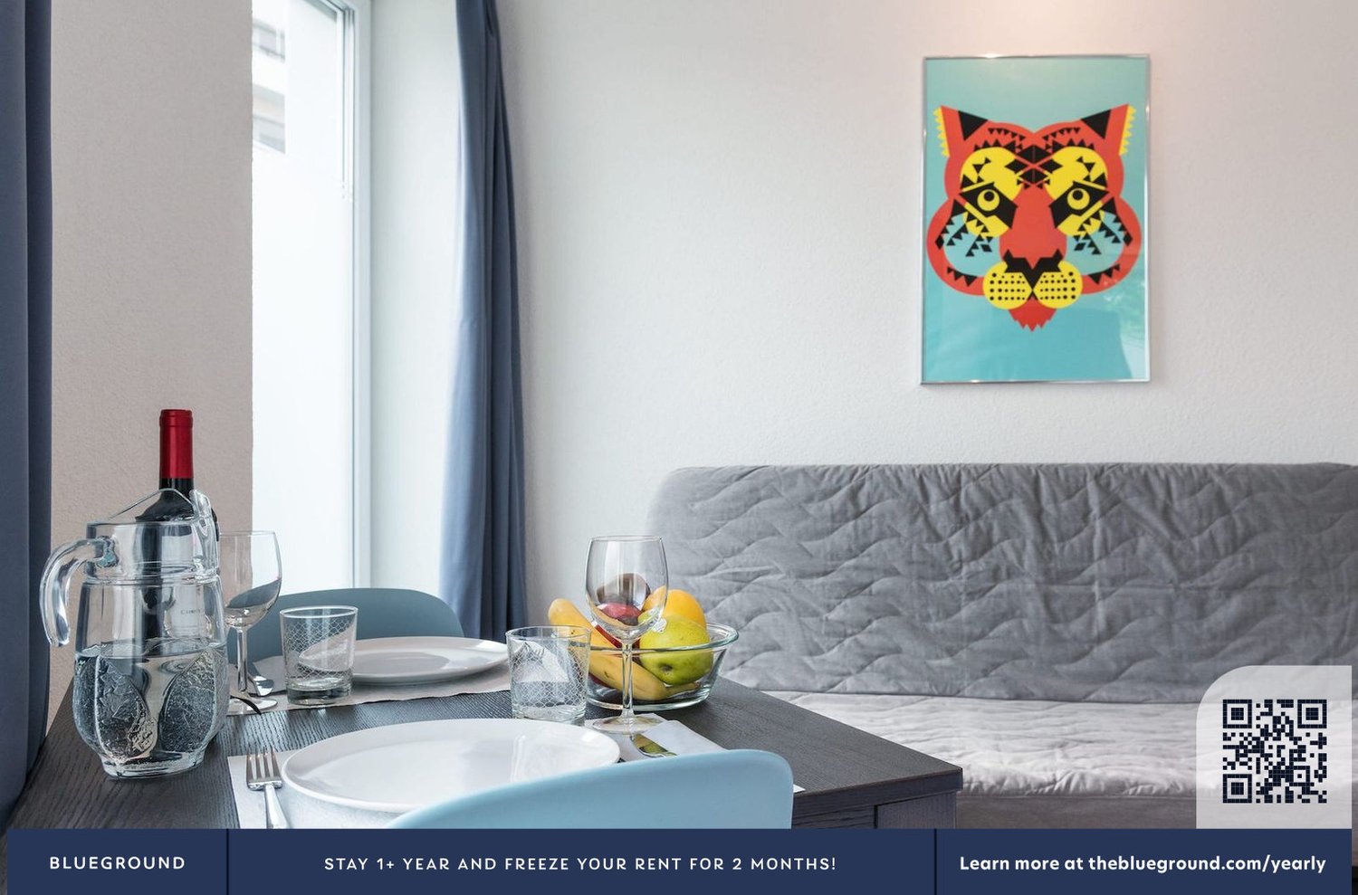 1 room furnished flat