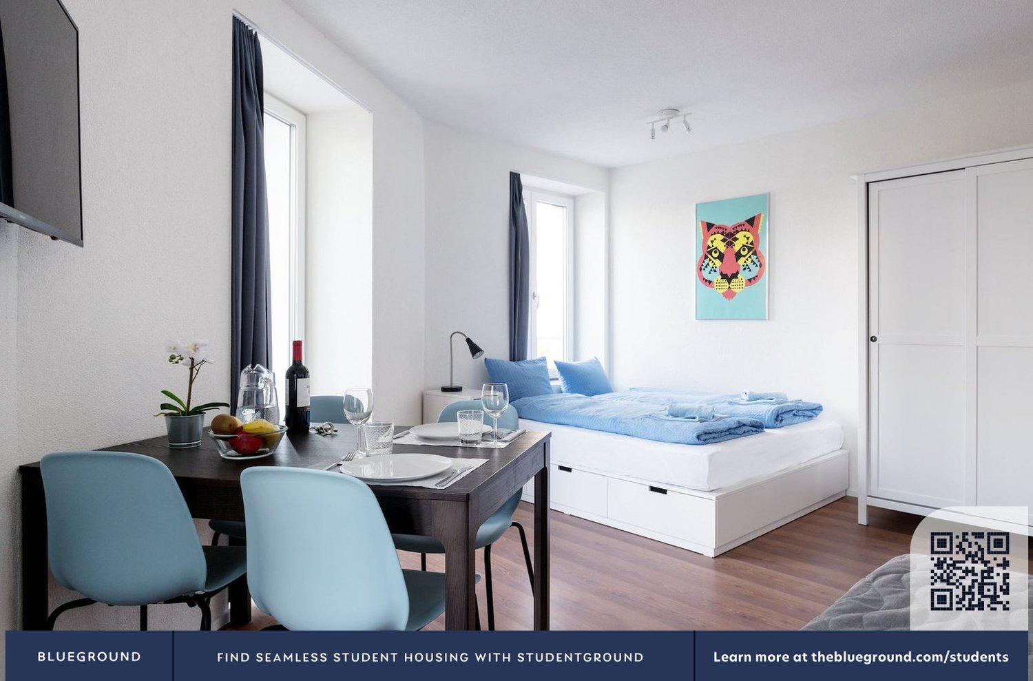 1 room furnished flat