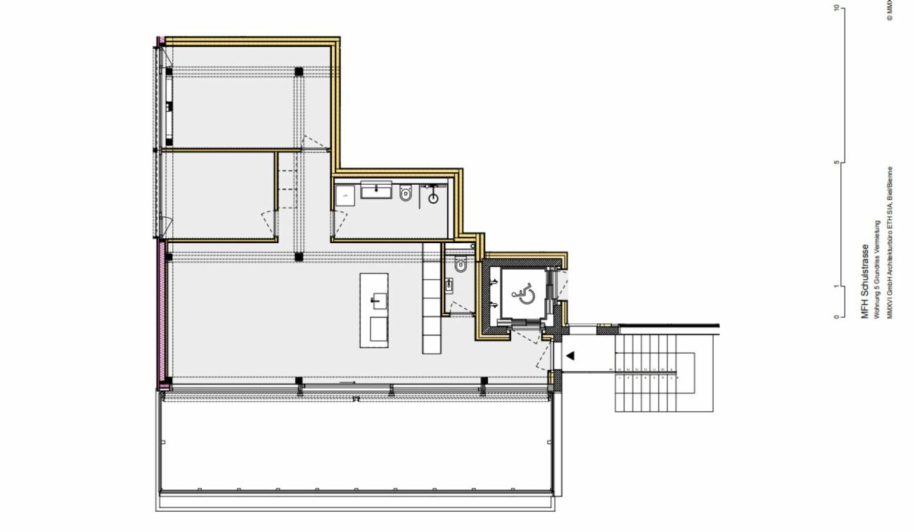 Appartamento attico di 3 ½ locali