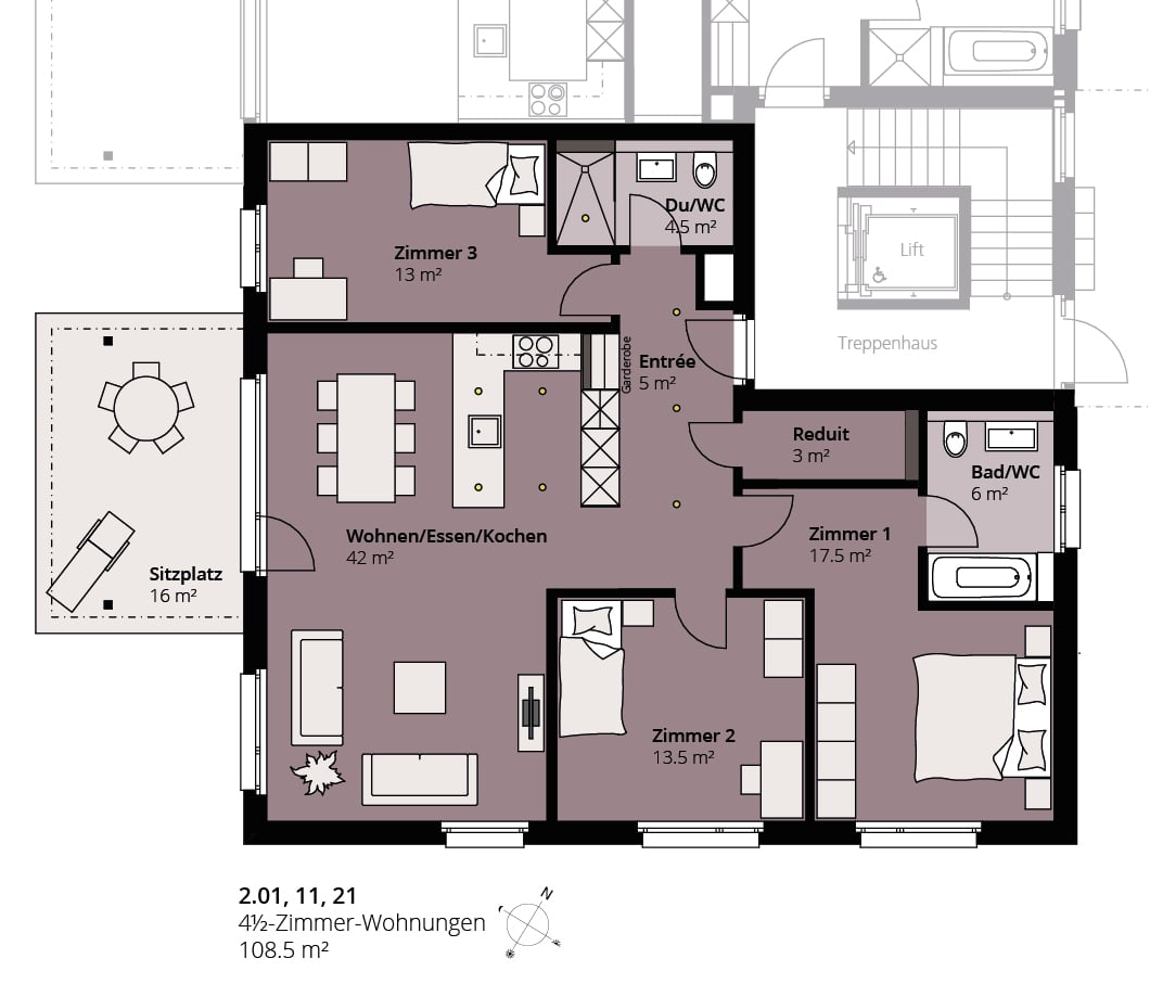 Appartement de 4 ½ pièces