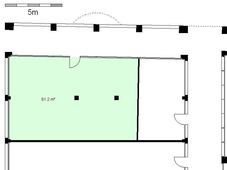 negozio di 81m²