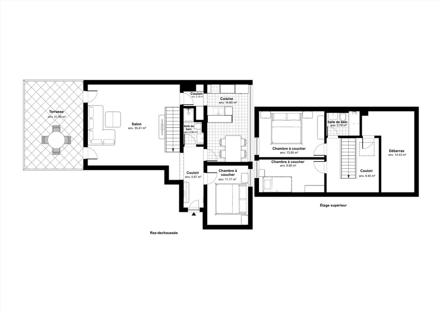 4 ½ rooms duplex, foto 9 di 9
