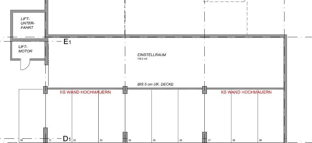 100m² storage room
