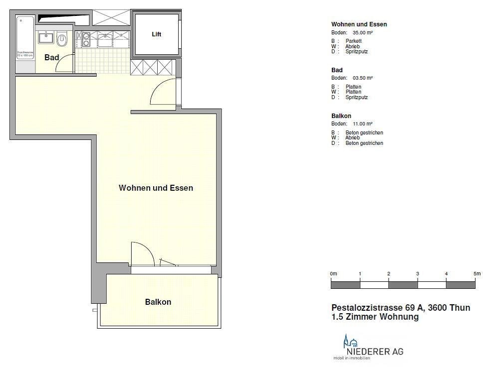 appartamento di 1 ½ locali, foto 7 di 7