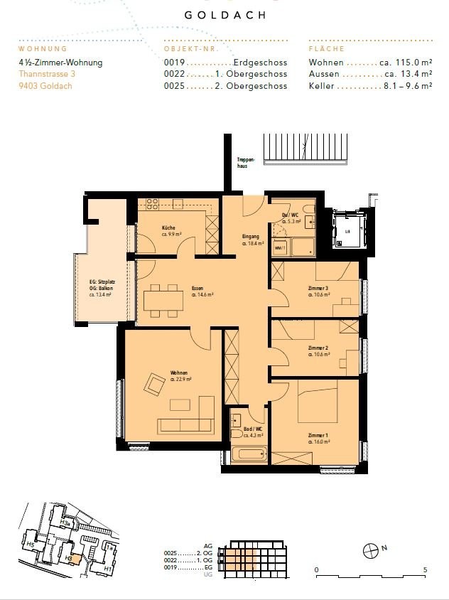4 ½ rooms apartment