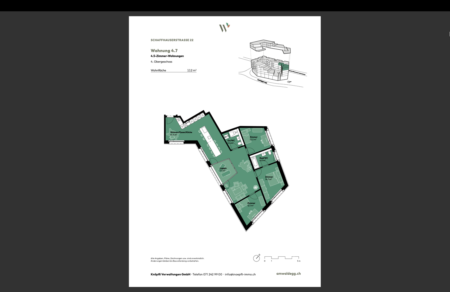 Appartamento di 4 ½ locali, foto 1 di 10