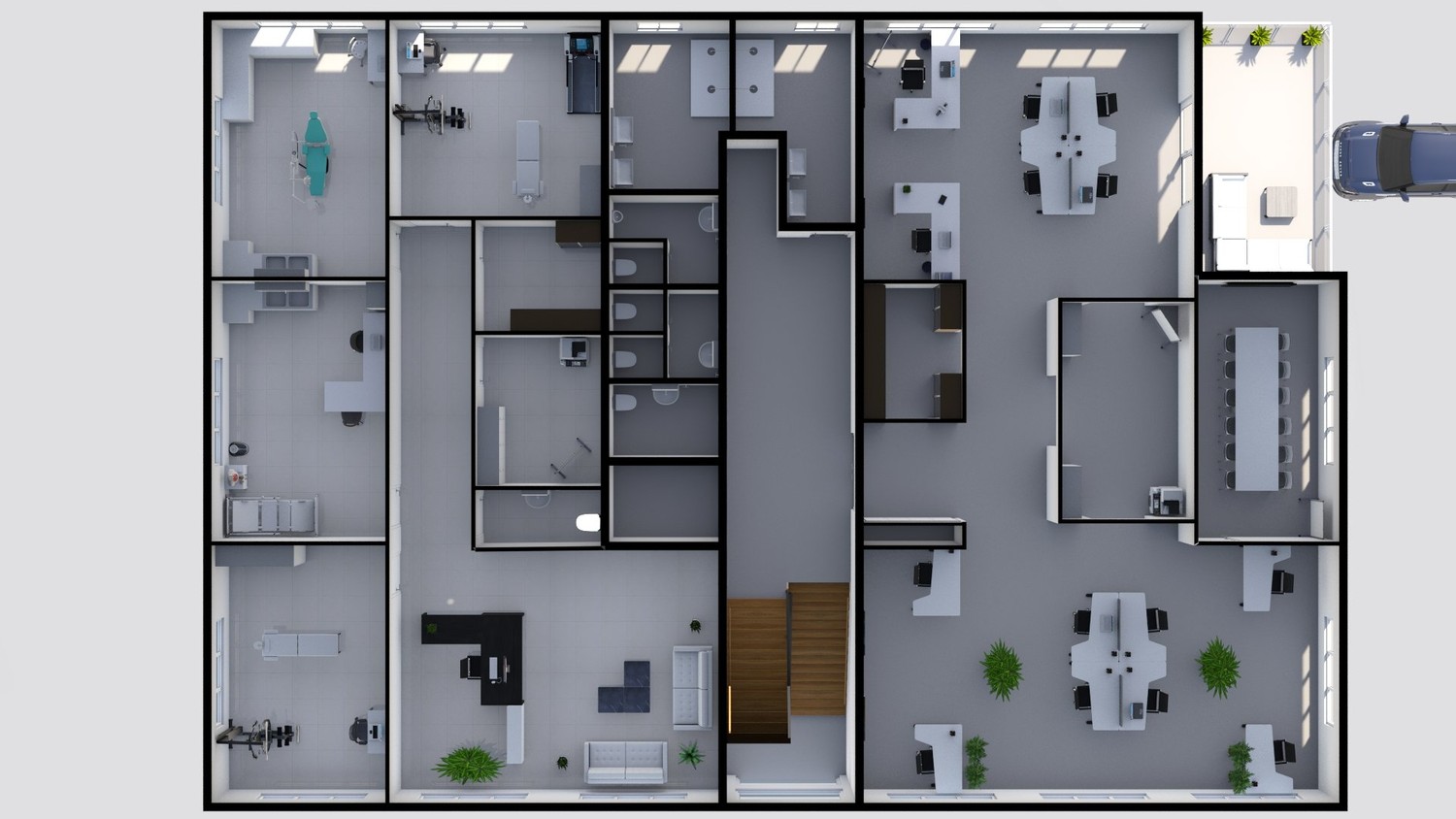 167m² office