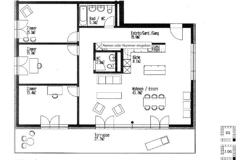 Appartamento arredato di 3 ½ locali