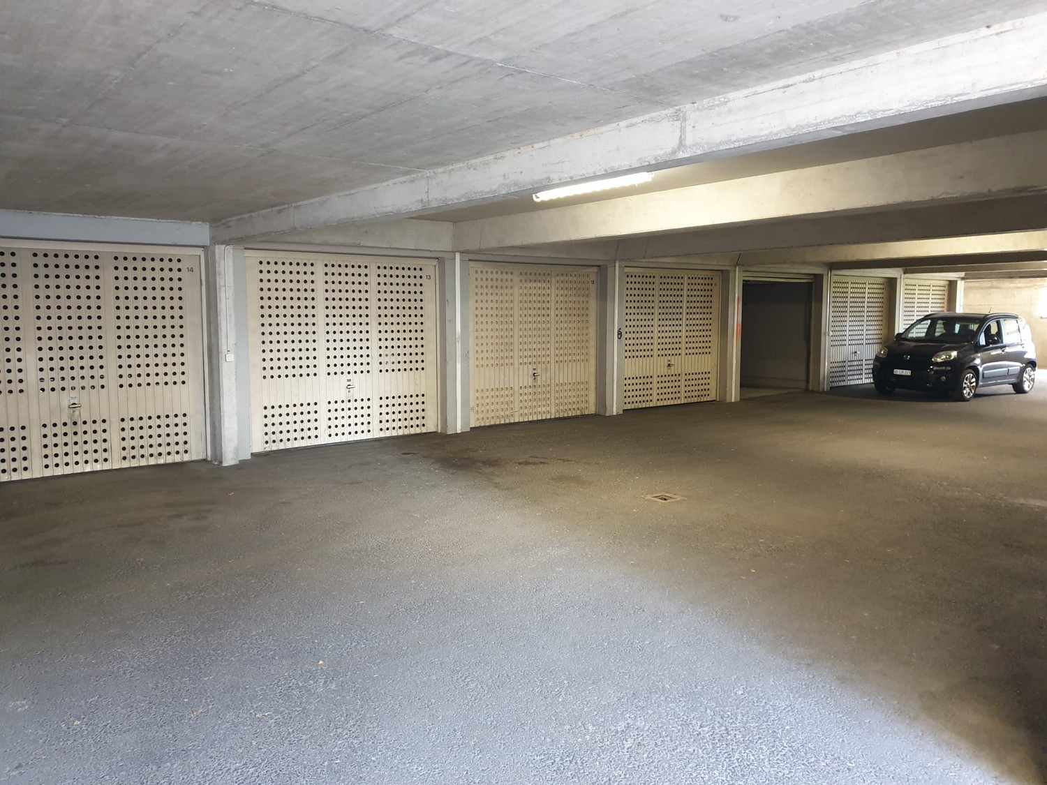 Unterirdischer Parkplatz
