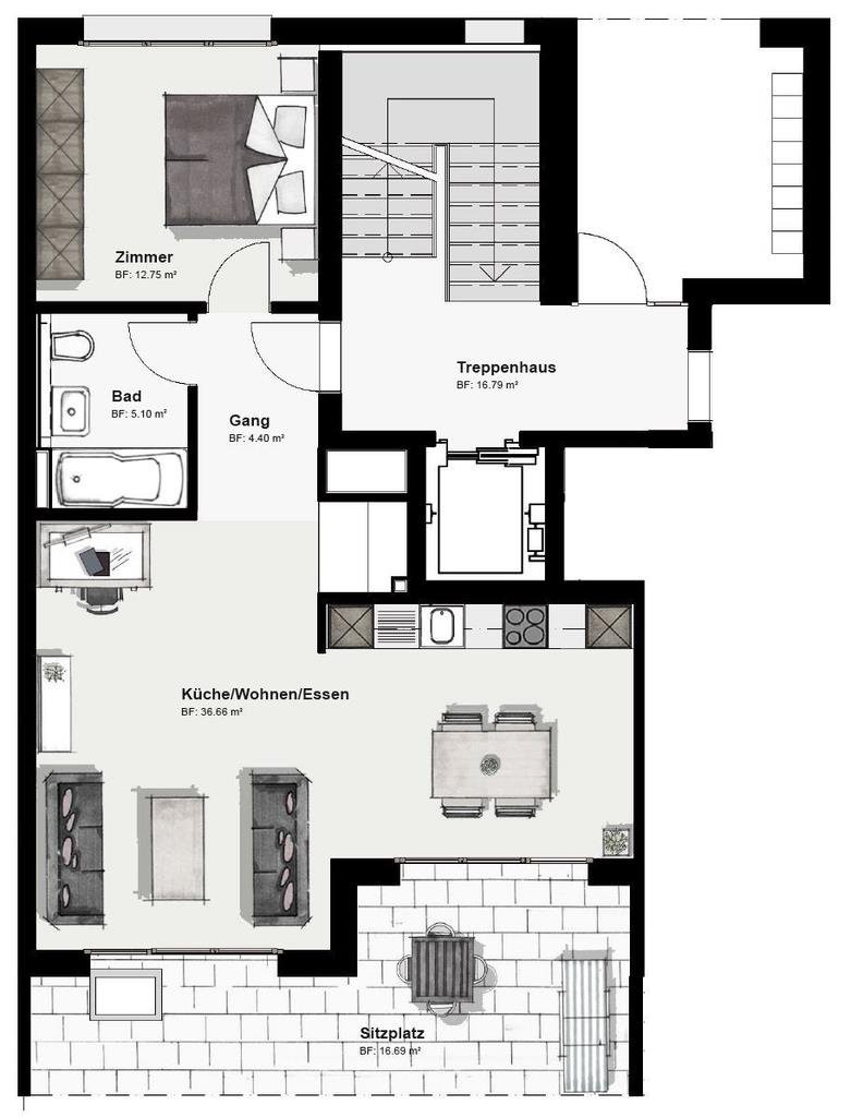 Appartamento di 2 ½ locali, foto 6 di 7