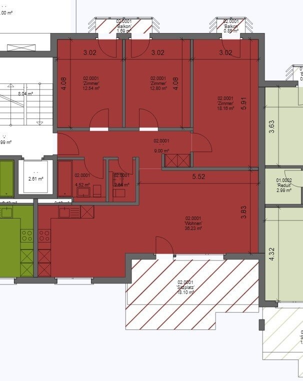 4 ½ rooms apartment