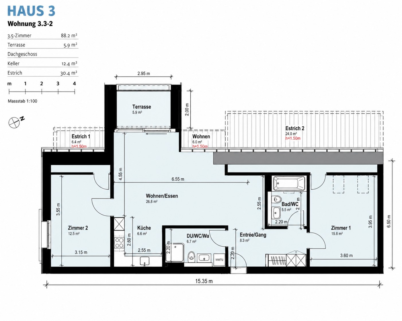 Appartamento di 2 ½ locali, foto 7 di 8