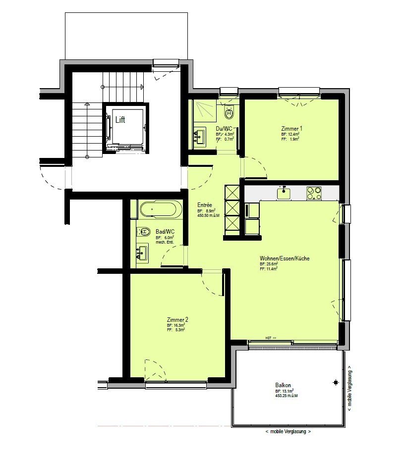 Appartamento di 2 ½ locali, foto 3 di 10