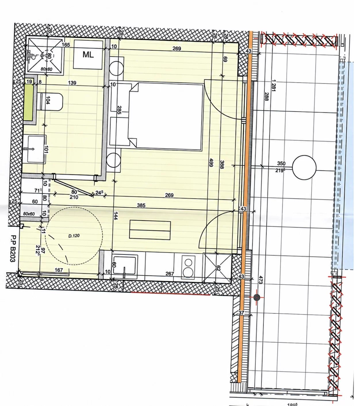 Appartamento di 1 ½ locali