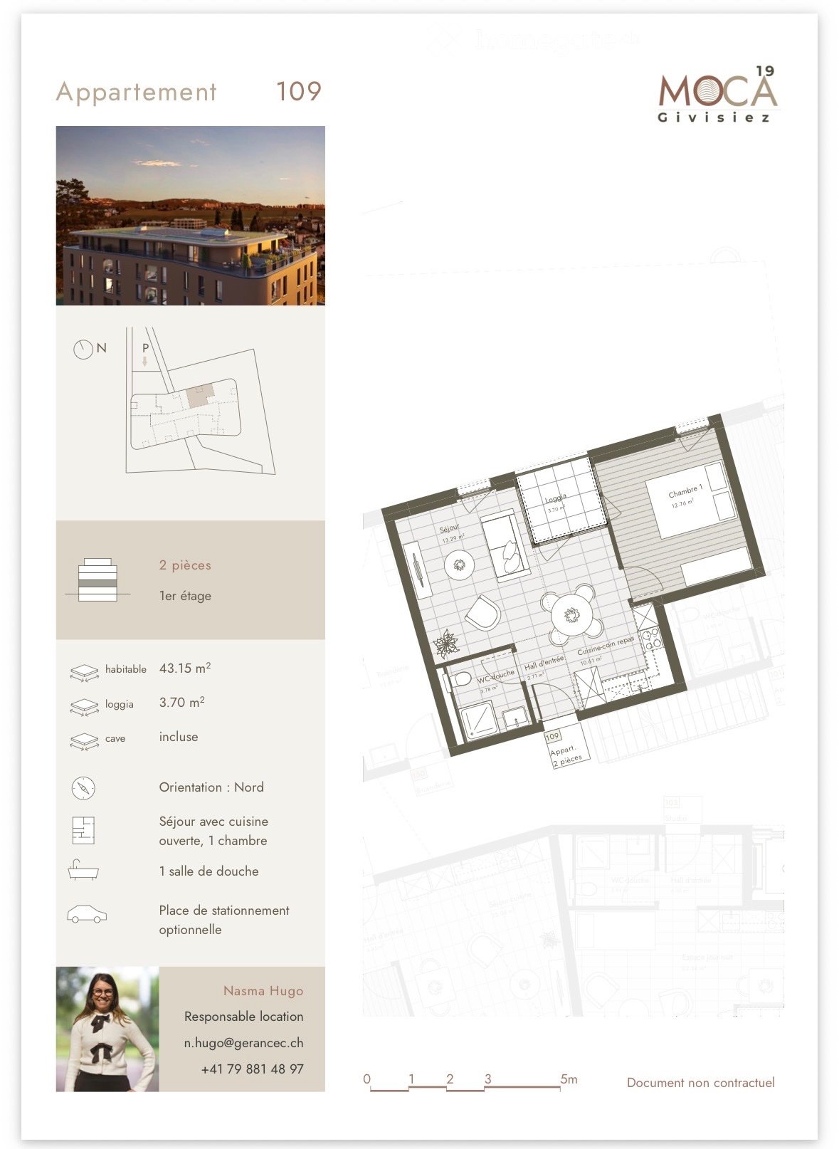 appartamento di 2 locali, foto 2 di 5