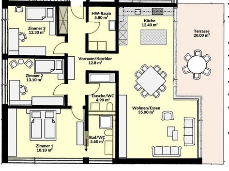 Appartamento di 2 ½ locali, foto 5 di 5