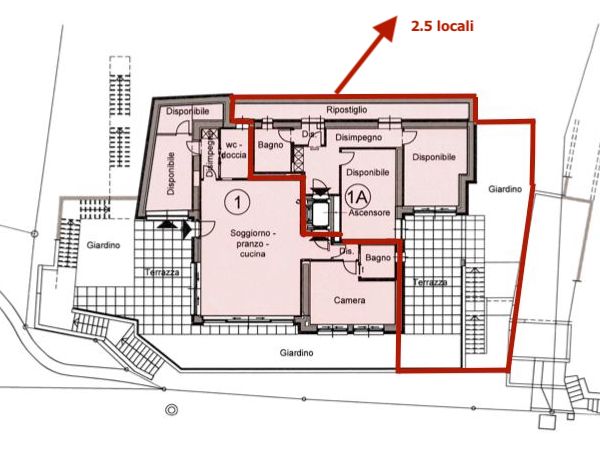 2 ½ rooms apartment